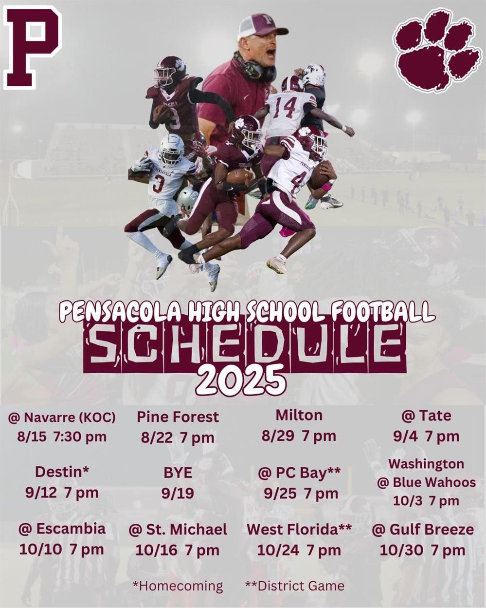 Football Schedule