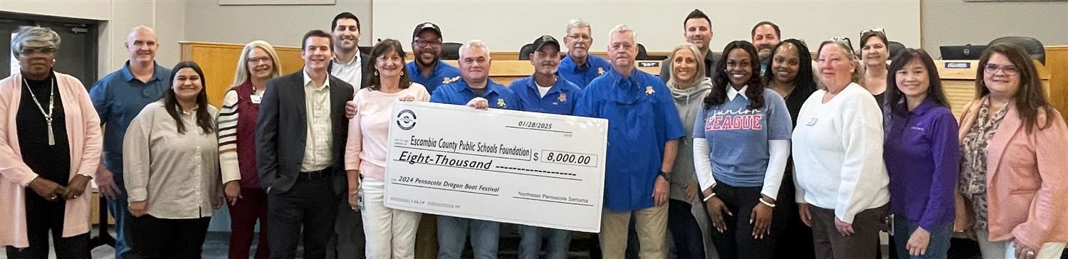 NE Sertoma presents check for Dragon Boat Festival